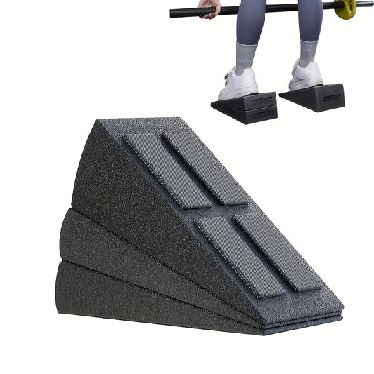 1 Set Adjustable Slant Pedals, Finess Incline Boards, Suitable For Squat Exercise, Calf Stretching, Physical Therapy